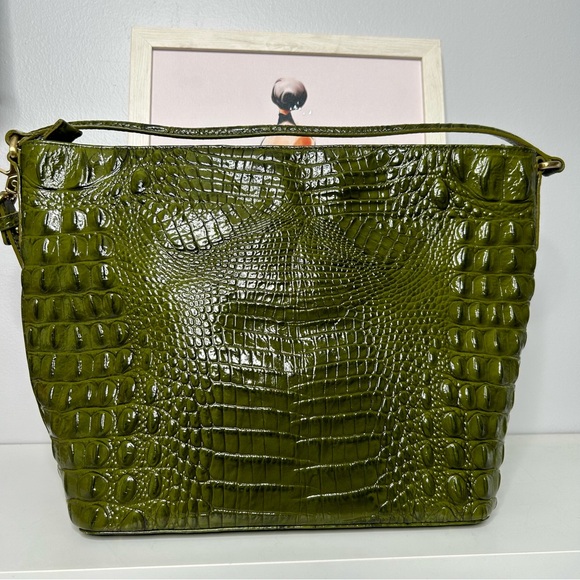 ❌SOLD❌Brahmin Small Harrison Chive Melbourne Hobo - Picture 7 of 14